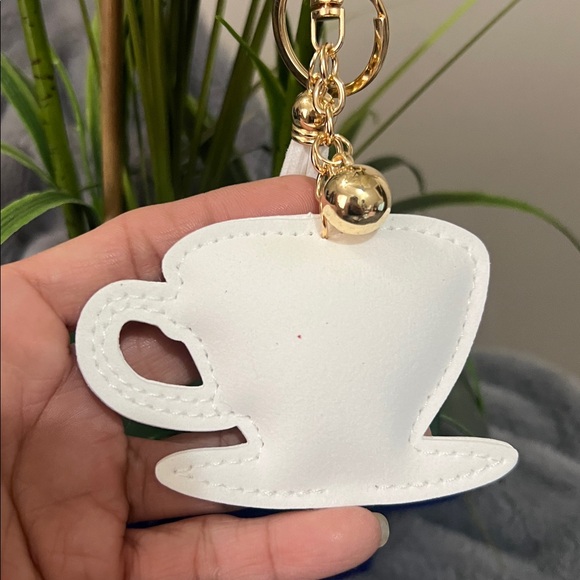 Coffee Cup Keychain / purse charm NWT - Picture 4 of 4
